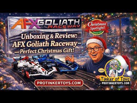 Unboxing & Review: AFX Goliath Raceway — Perfect Christmas Gift!