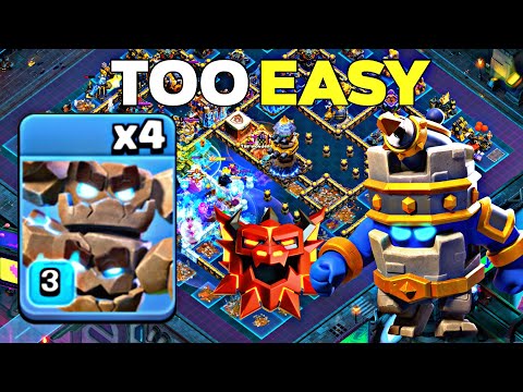 NEW BROKEN TH18 Attack 2025! Meteor Golem Smash = EASY 3 Stars in Legends! Clash of Clans