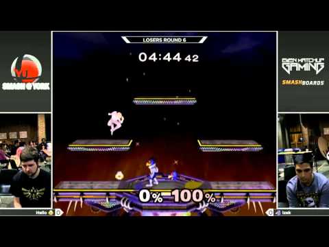 Arcadian FEB 2016 - Izek (Falco) vs Hello (Sheik) - SSBM Losers Round 6