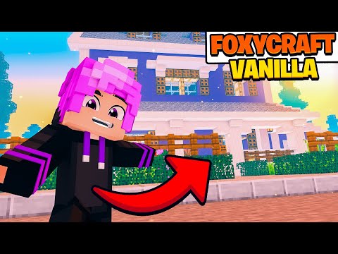MY NEW HOME IN VANILLA WITH YOU!! - FOXYCRAFT EP.2