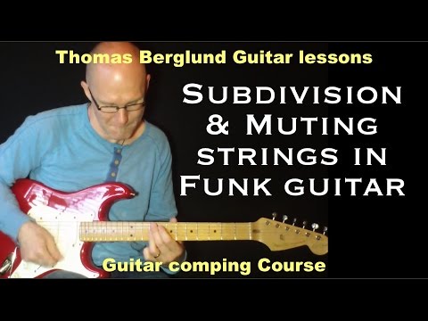 Funk guitar style guitar lesson - Funk comp style no.2