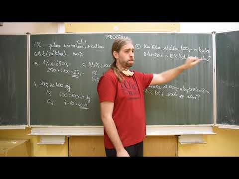 Matematika 7. ročník - Procenta 1. část