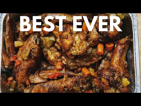 BEST EVER Juicy and Tender Turkey Wings in the Oven | Fall Off-The-Bone Turkey Wings For Dinner