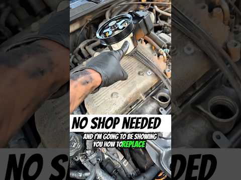 ⚙️ Power Steering Pump Replacement in UNDER 60 Seconds #mechanic