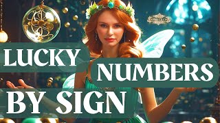 LUCKY NUMBERS🤑LOTTO NUMBERS BY SIGN! LISTEN TO INTRO FOR TIPS.