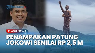 Penampakan Patung Jokowi Senilai Rp 2,5 Miliar di Karo Sumut, Sang Menantu Ternyata Ikut Nyumbang