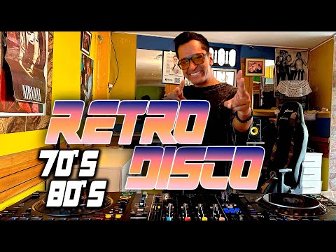 MIX FIESTA DISCO 70's 80's (BEE GEES, DONNA SUMMER, GREASE, ABBA, MICHAEL JACKSON, BLONDIE)#disco