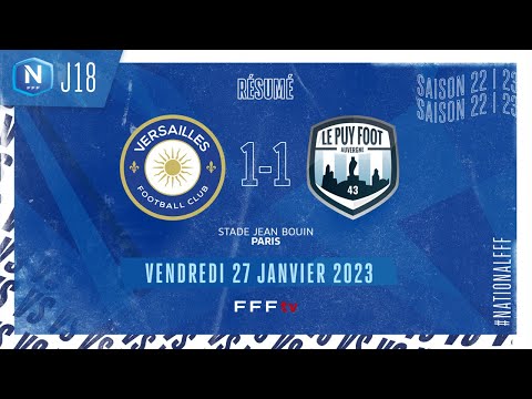 J18 I FC Versailles – Le Puy en Velay F. 43 (1-1), le résumé | National FFF 2022-2023