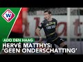Hervé Matthys na 0-0 tegen Helmond Sport: 'Geen sprake van onderschatting' - OMROEP WEST SPORT