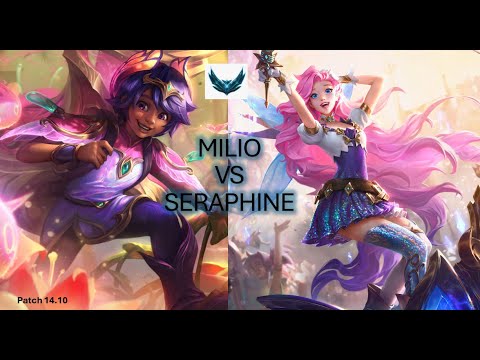 MILIO & Jinx vs SERAPHINE & Miss Fortune (Support) | EUNE Platinum | 14.10 | Gameplay & Review