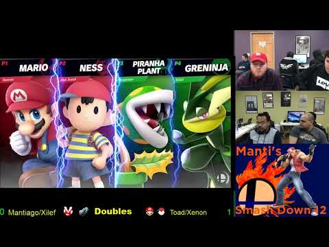 Xilef & Mantiago Vs. Toad & Xenon Losers Round 3 - Manti's Smash Down 12