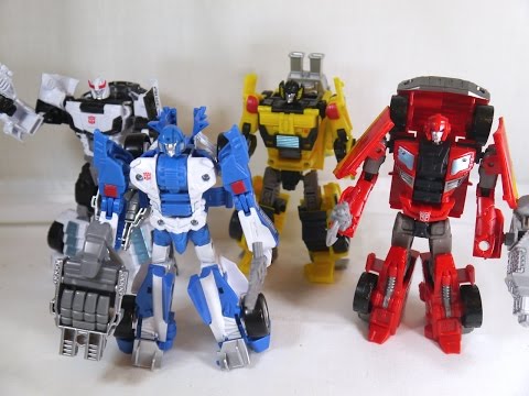 Review: Combiner Wars Deluxe Class Prowl, Sunstreaker, Mirage, & Ironhide (Transformers Generations)