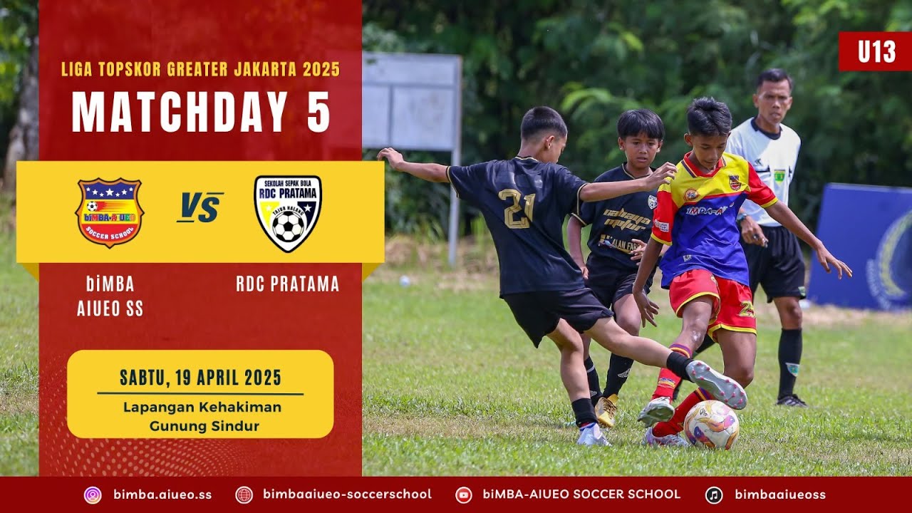 HIGHLIGHT LTS PEKAN 5 GREATER JAKARTA U13 biMBA AIUEO SS VS RDC PRATAMA