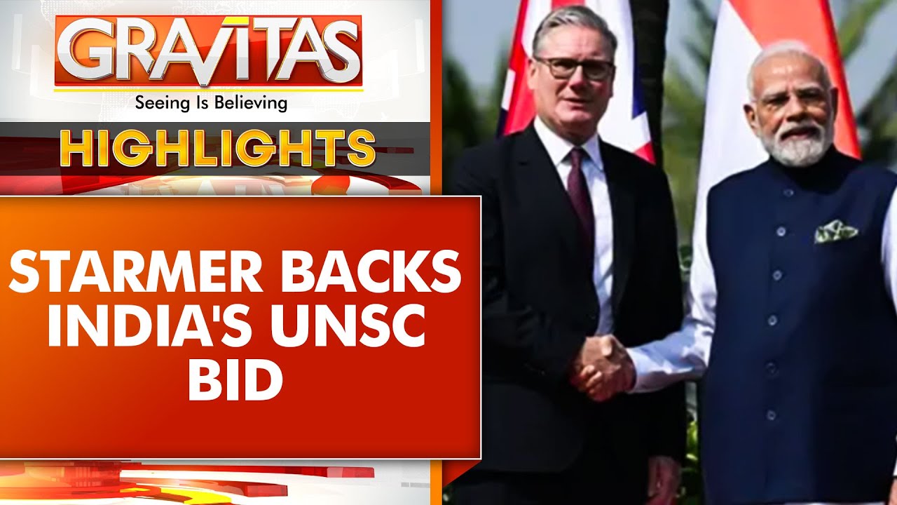 UK PM Starmer Backs India’s 'Rightful Place' At The UN Security Council | GRAVITAS Highlights