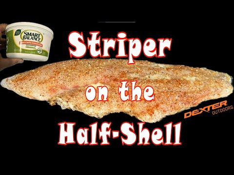 Striped Bass on the Half Shell - How To - on the BBQ