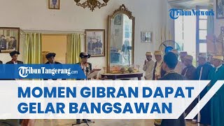 Momen Wapres Gibran Ditandu & Dianugerahi Gelar Bangsawan dari Kesultanan Ternate, Janjikan Hal Ini