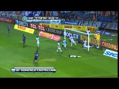 Gol de Castellani Godoy Cruz 1-Quilmes 0  Fecha 2 -Torneo Final 2014  Fútbol Para Todos
