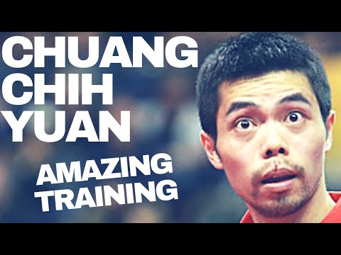 TRAINING with CHUANG CHIH YUAN and CHEN CHIEN-AN (Private Record) @ WOLRD CUP 2017 TABLE TENNIS