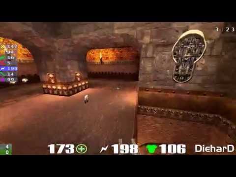 60 fps QuakeCon 1999 Grand Final Winner Diehard vs Radarluv Quake3 Demo 4k 1080p