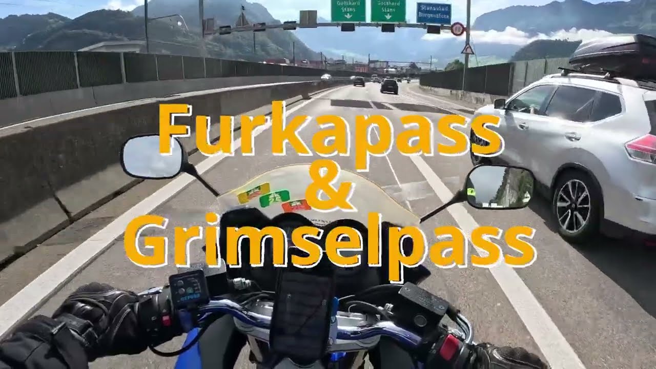Swiss Alps POV motorcycle video