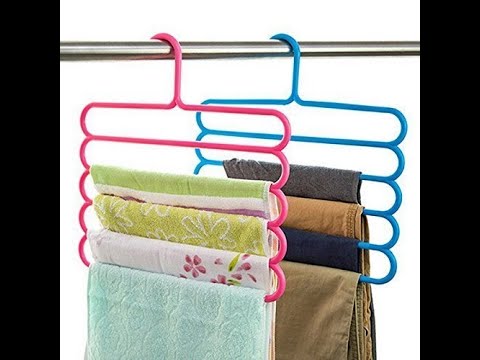Wardrobe Cloth / 5 Layer Space Saving Hangers (Multi-Color)