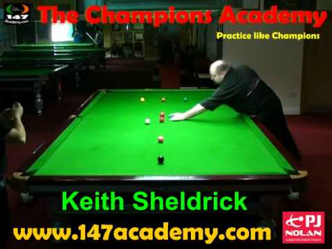 PJ NOLAN SNOOKER ACADEMY PLAYER -- Keith Sheldrick