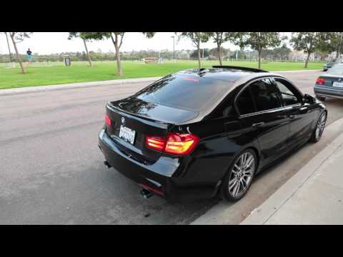 BMW F30 335i M sport AWE Tuning Cat/Axle-Back Exhaust performance midpipe, Dinan performance spring