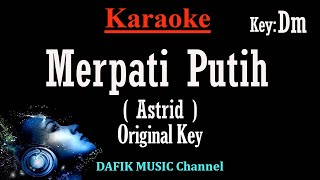 Download lagu Merpati Putih (Karaoke) Astrid Nada asli/ Original key Dm mp3