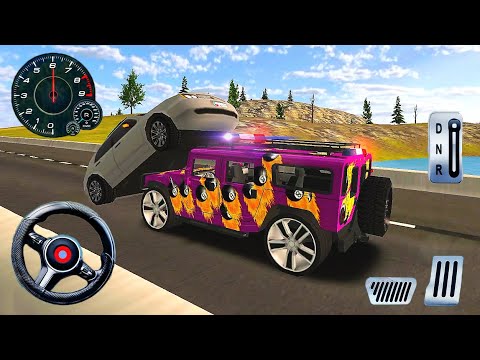 Mad Police Hummer Driving Around The City - Police Car Chase #55 - Best Gameplay (Android iOS)