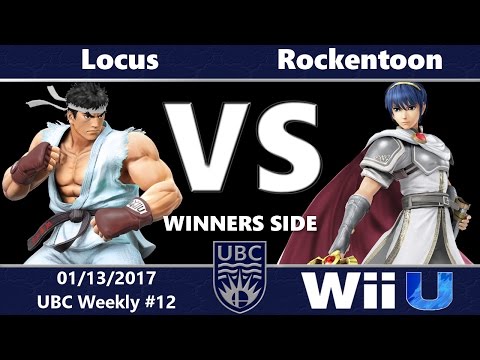 UBC #12: WR2 - UBCEA|Locus (Ryu, Fox) vs Rockentoon (Marth)