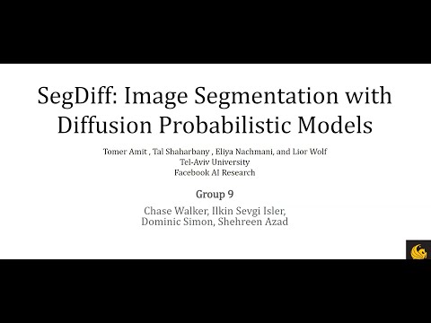 Lecture 18 - SegDiff