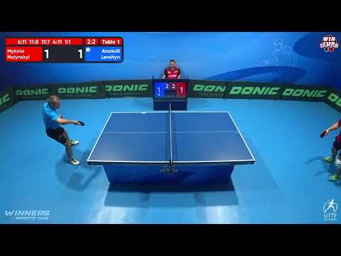 12:30 Mykola Halynskyi 3 - 2 Anatolii Levshyn West 1 WIN CUP 13.10.2022 | TABLE TENNIS WINCUP