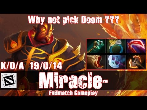 Miracle- plays Ember Spirit - zero death - Why not pick Doom?