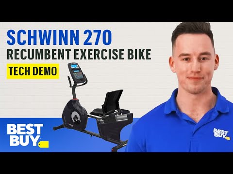 The Schwinn 270 Recumbent Exercise Bike - Tech Demo from Best Buy