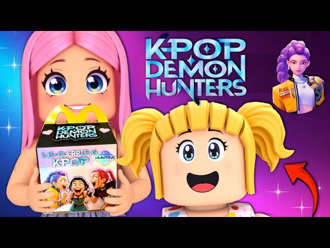 KPOP Demon Hunters Bloxburg RP with Baby Goldie