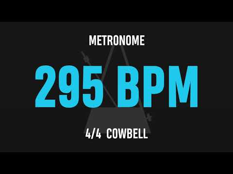 295 BPM 4/4 - Best Metronome (Cowbell)