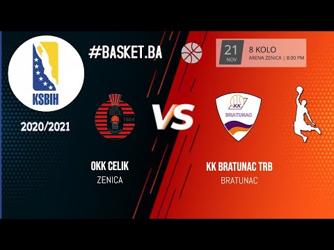 OKK Čelik vs KK Bratunac - 8. kolo KSBIH - 2020/2021