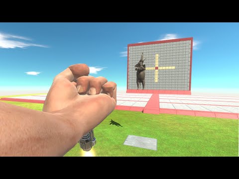 Hitting the Target with a Giant Hand - Animal Revolt Battle Simulator