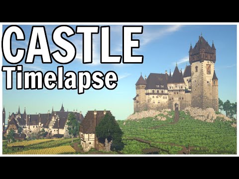 Minecraft Castle Timelapse & Cinematic