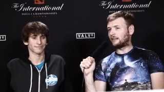 Pre-tournament interview with Dendi @ The International (With ENG subs)