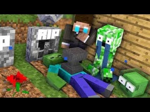 Monster School:RIP Zombie-Minecraft Animation