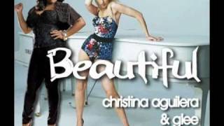 Beautiful - Christina Aguilera & Amber Riley (Glee) Duet!