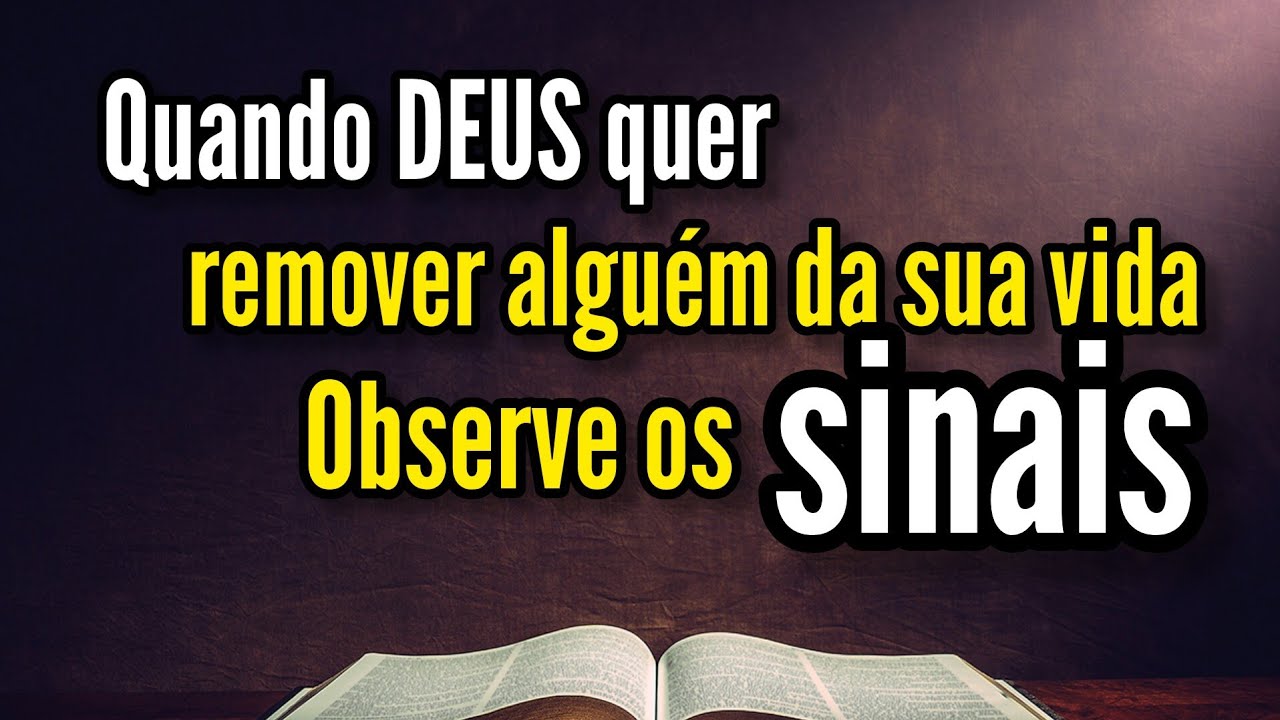 Sinais de que DEUS quer remover alguém da sua vida | ORAÇÃO PODEROSA do DIA 🙏 | 17/10