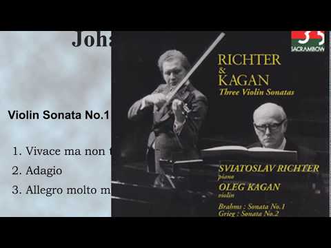 Brahms Violin Sonata No.1 (Sviatoslav Richter & Oleg Kagan 1986)