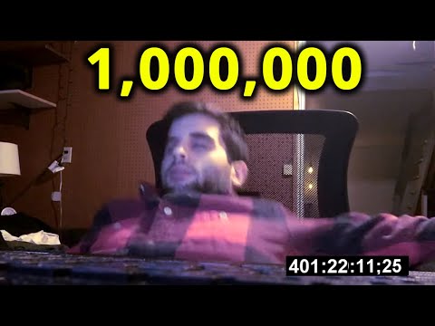 Guy Counts To 1 Million In One Take [ World Record ]
