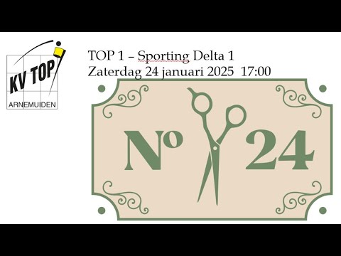 TOP 1 - Sporting Delta 1, 24-01-2025, 16:45 uur
