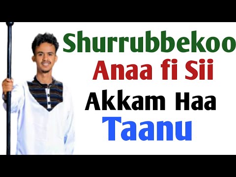 Yaa Shurrubbekoo Akkam Haa Taanu