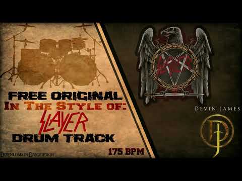 Slayer Styled Free Original Drum Track - 175 BPM (FREE DOWNLOAD)
