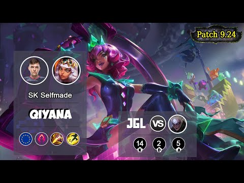 FNC Selfmade Qiyana Jungle VS Diana | LOL | S9 EUW Challenger - Full Gameplay