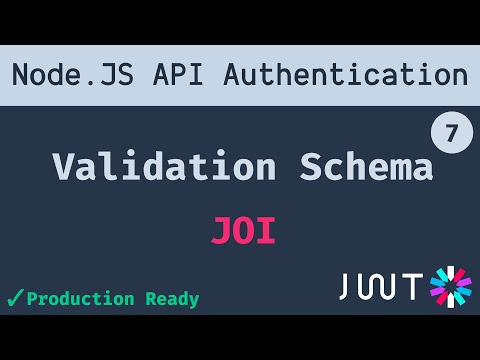 7 Joi Validation Schema To Validate Request Body Node Js Api Authentication